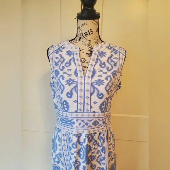 Blue and White Spring Dress-NWT - Picture 2 of 6